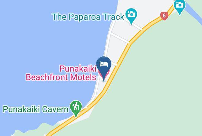 Buller - Punakaiki Beachfront Motels Maps