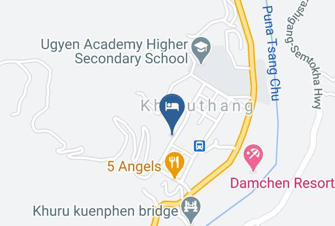 Punakha - Punakha Residency Maps