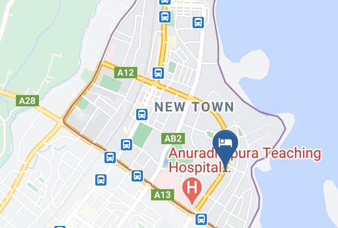 Anuradhapura - Punchi Walawwa Holiday Bunglow Maps
