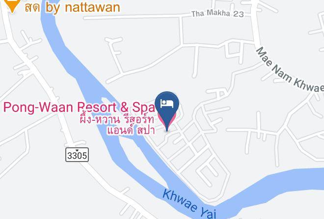 Amphoe Mueang Kanchanaburi - Pong Waan Resort & Spa Maps