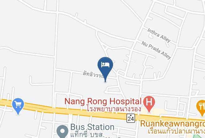 Amphoe Nang Rong - Punnada Resort Maps