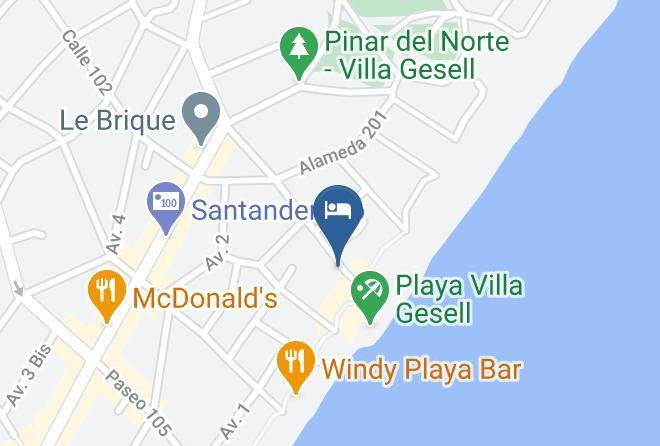Villa Gesell - Punta Gesell Maps