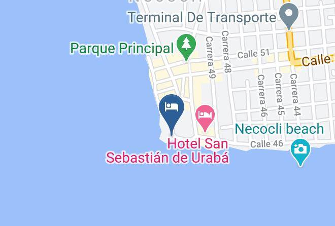 Necocli - Punta Palmeras Maps