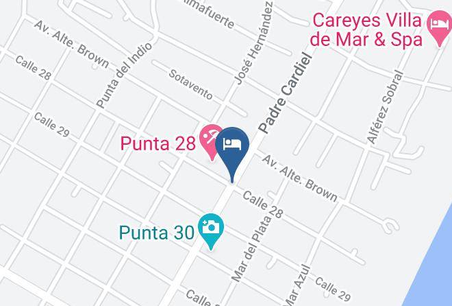 Villa Gesell - Punta Quebrachos Maps