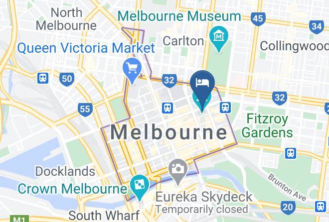 Melbourne - Punthill Apartment Hotel Little Bourke Maps