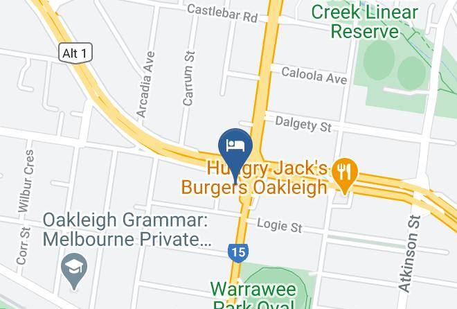 Monash - Punthill Apartment Hotels Oakleigh Maps
