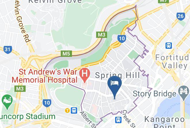 Brisbane - Punthill Spring Hill Brisbane Maps