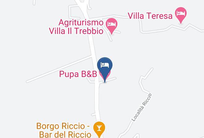 Arezzo - Pupa B&b Maps