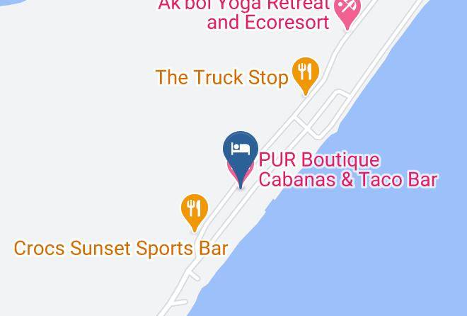 Belize - Pur Boutique Cabanas & Taco Bar Maps