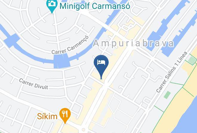 Pura Brasa Empuriabrava Map