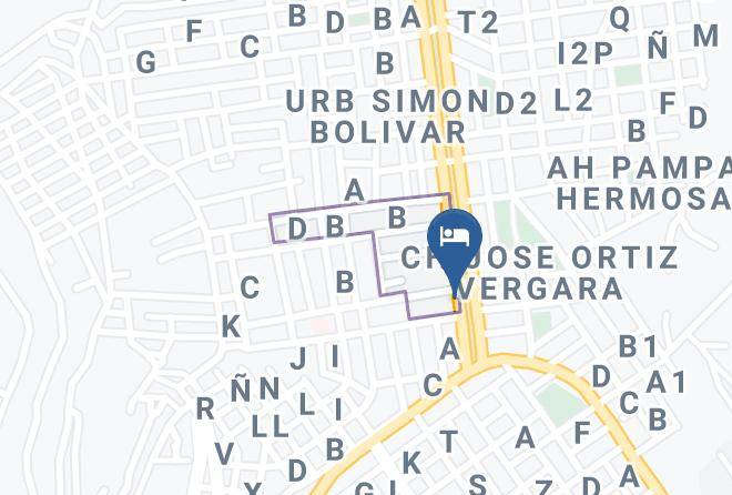 Huamanga - Pura Vida Hospedaje Maps