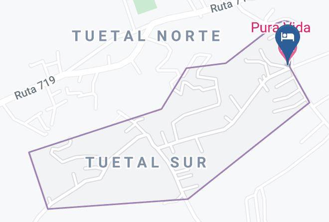 San Jose - Pura Vida Hotel Maps