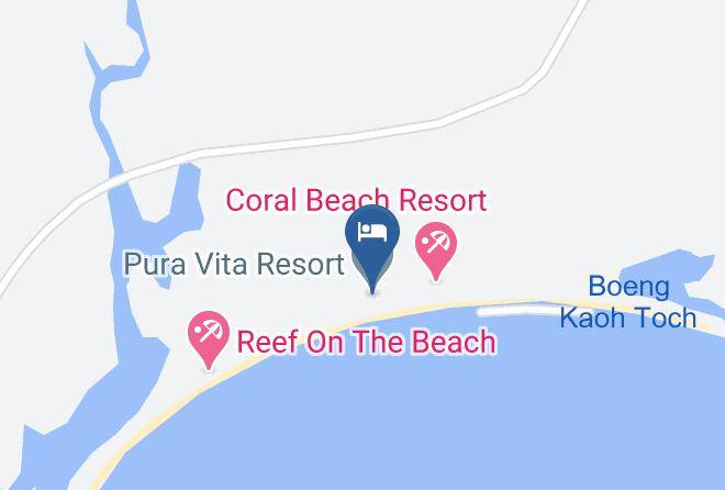 Preah Sihaknuk Town - Pura Vita Resort Maps