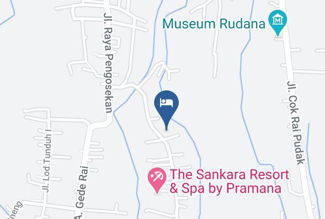 Gianyar Regency - Purana Boutique Resort Maps