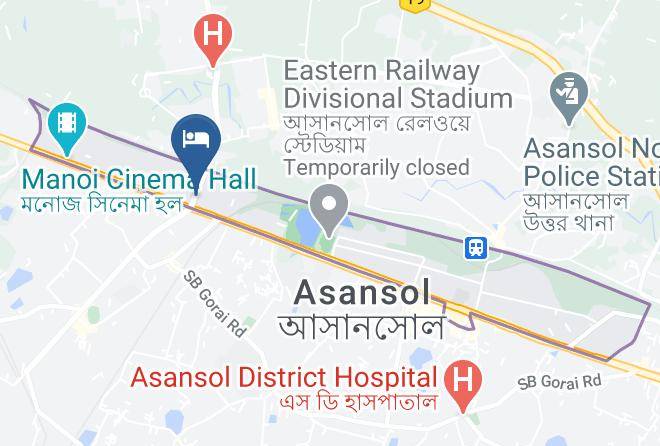 Asansol - Purbasha International Hotel Maps