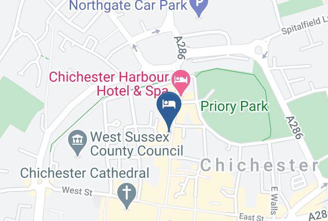 West Sussex - Purchases Restaurant & Bar Maps