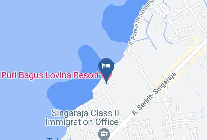 Buleleng Regency - Puri Bagus Lovina Resort Maps