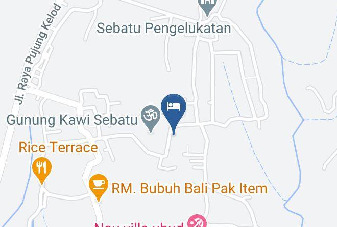 Gianyar Regency - Puri Gangga Resort Ubud Maps