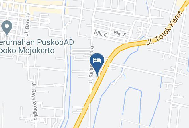Mojokerto Regency - Puri Indah Hotel Maps
