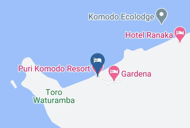 Manggarai Barat - Puri Komodo Resort Maps