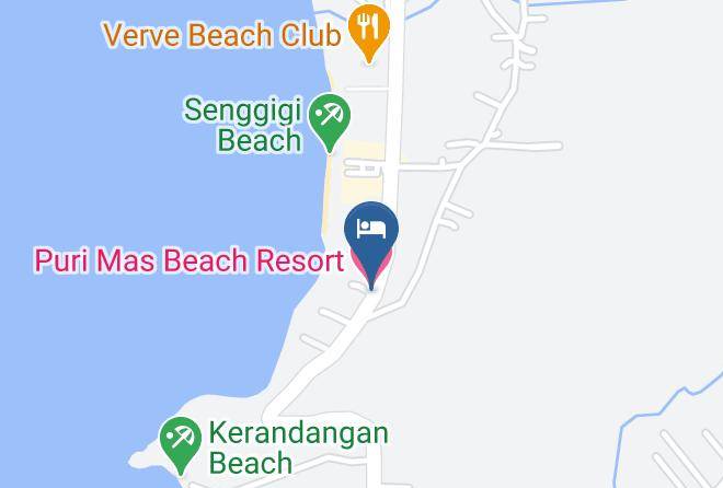 Puri Mas Beach Resort Map