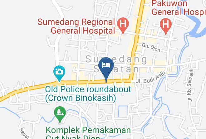 Puri Mutiara Hotel Map