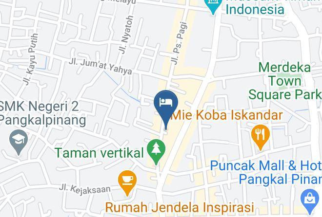 Kota Pangkal Pinang - Puri Oasis Hotel Maps