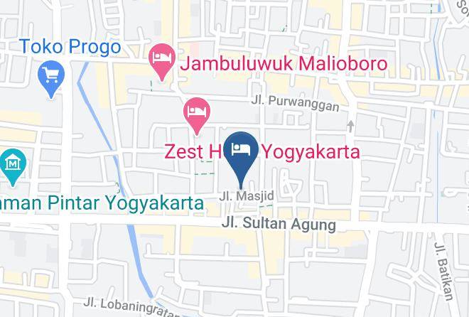 Kota Yogyakarta - Puri Pangeran Hotel Maps