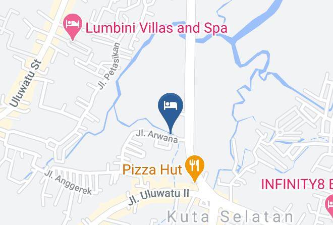 Badung Regency - Puri Ratu Jimbaran Maps