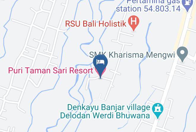 Tabanan Regency - Puri Taman Sari Resort Maps