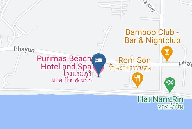 Amphoe Ban Chang - Purimas Beach Hotel And Spa Maps