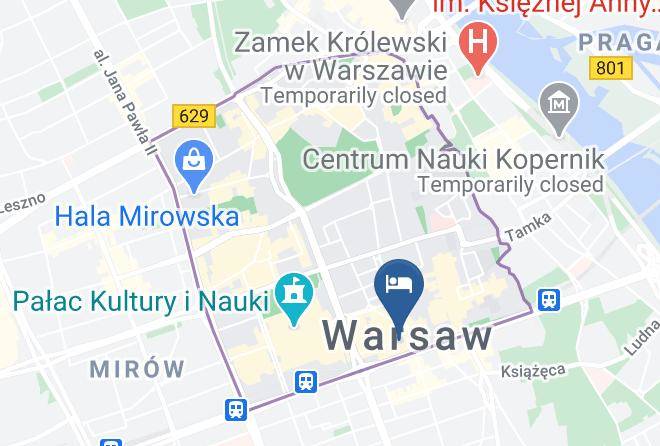 Warsaw - Puro Hotel Warszawa Centrum Maps