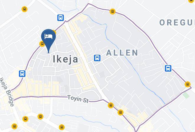 Ikeja - Purple Crown Hotel Maps