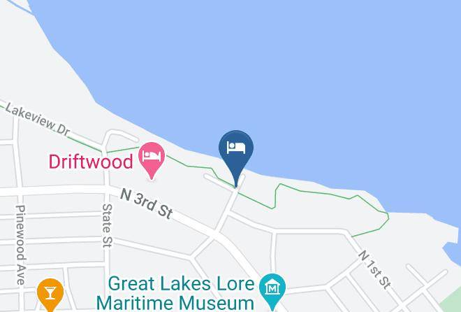 Presque Isle County - Purple Martin Lakeside Inn & Nature Center Maps