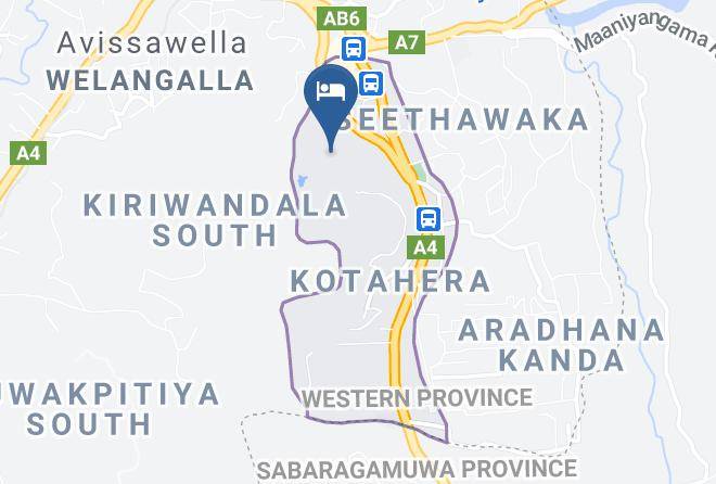 Colombo - Purple Sun Resort Maps