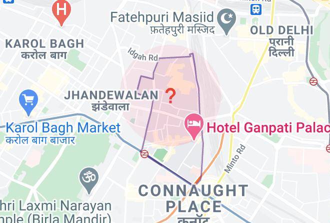 Paharganj - Pushpak Palace Maps
