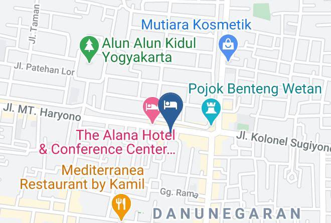 Kota Yogyakarta - Puspita Hotel Maps