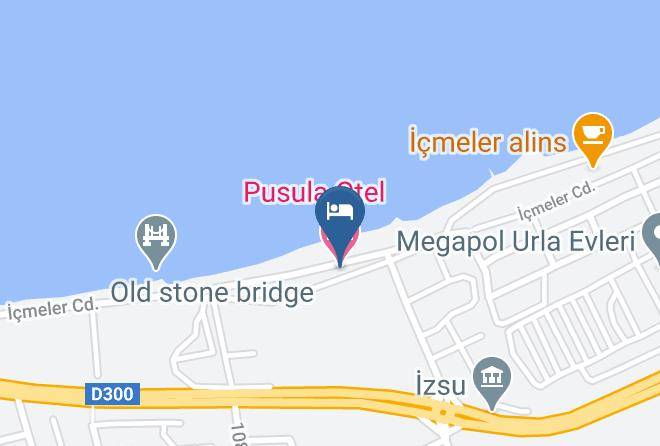 Urla - Pusula Otel Maps