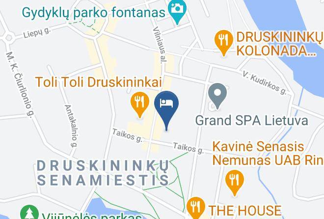 Druskininkai - Pusynas Druskininku Viesbutis Maps