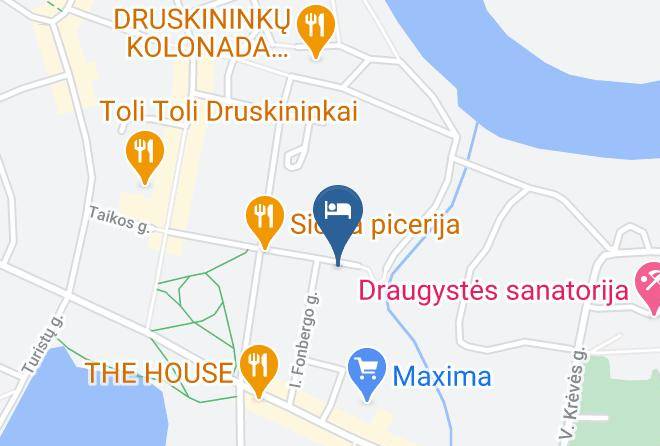 Druskininkai - Pusynas Hotel Spa Maps