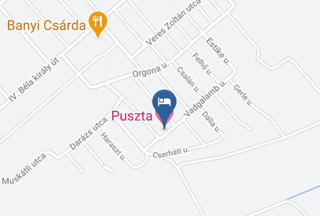 Berekfurdo - Puszta Hotel Maps