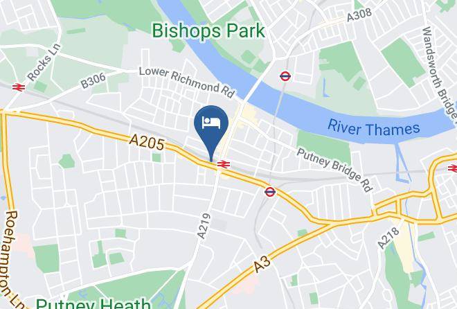 London - Putney Hotel Bw Signature Collection Maps
