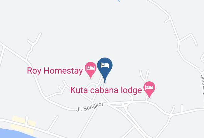 Central Lombok Regency - Putri Nyale Bungalow Maps