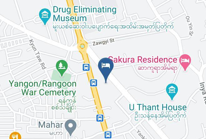 Yangon West - Pyay Garden Residence Maps