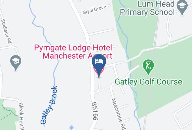 Pymgate Lodge Hotel Manchester Airport Map