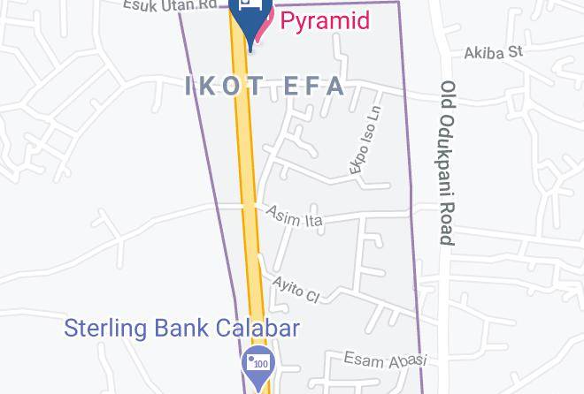 Calabar - Pyramid Hotel Maps