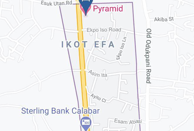 Calabar - Pyramid Hotels & Conference Centre Maps
