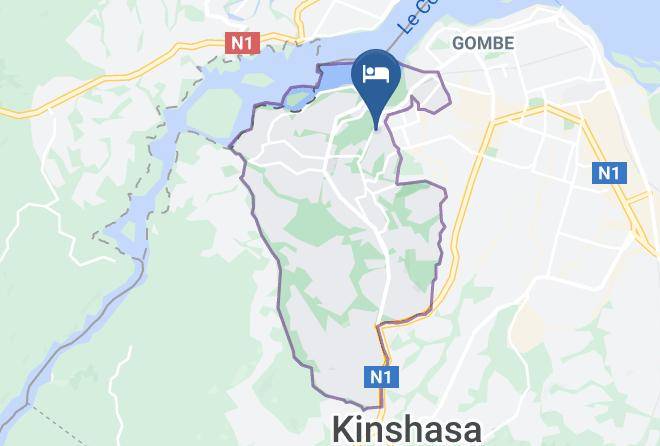 Kinshasa Urban - Pyramide Hotel 1 Maps