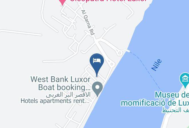 El Qarnah - Pyramids Hotel Luxor Maps