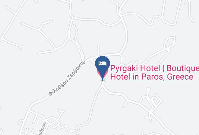 Paros - Pyrgaki Hotel Maps